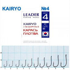 Гачок Leader Kairyo  BN  №  4 (9 hooks)