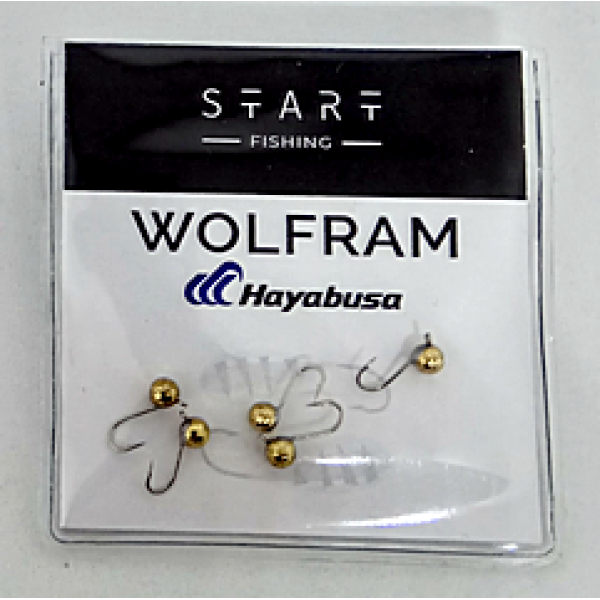 Мормишка вольфр. Start Fishing Гр. Кулька з вушком гач.№ 18 Gold 3 мм 0,2 г 004-030-1