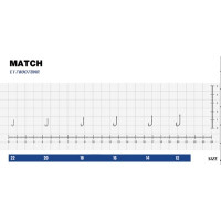 Гачок eXciter model  Match   № 12  (12 hooks)