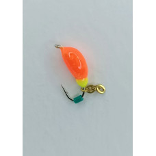 Мормишка вольфр. Start Fishing Ризький банан гач.№16 обмазування ланц. Orange 2 мм 0,2 г 050-020-3c
