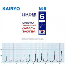 Гачок Leader Kairyo  BN  №  6 (9 hooks)