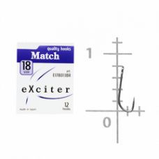 Гачок eXciter model  Match   № 18  (12 hooks)