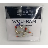 Мормишка вольфр. Start Fishing Уралка гач.№14 Silver CAT eye 4 мм 1 г 007-040-1