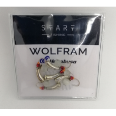 Мормишка вольфр. Start Fishing Уралка гач.№14 Silver CAT eye 4 мм 1 г 007-040-1