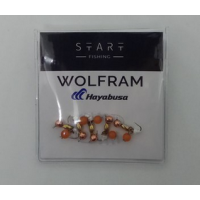 Мормишка вольфр. Start Fishing Пуголовок гач.№16 Cu+Gold CAT eye 3* 2,4 мм 0,4 г 048-032-1
