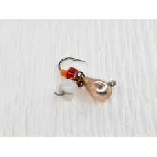 Мормишка вольфр. Start Fishing Крапля з вушком гач.№ 16 Silver CAT eye 3 мм 0,4 г 016-030-1