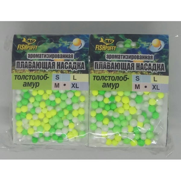Плаваюча насадка Технопуф Fishpuffy Товстолоб-Амур  M