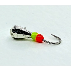 Мормишка вольфр. Start Fishing Гранована фінська крапля з вушком гач.№16 Silver 3,5 мм 0,5 г 059-035