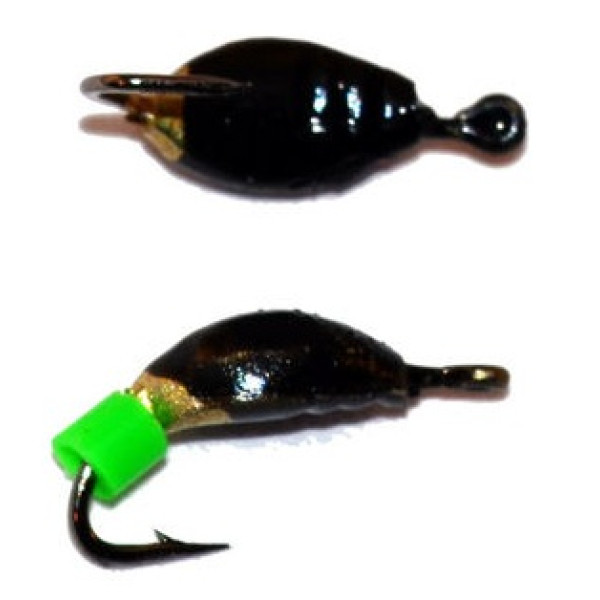 Мормишка ISBJORNEN "LARVA" # 1 wt: 0,2 g hook: OWNER