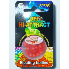 Плаваюча насадка LEVEGO "FORWARD" Puffi Hi-Attract Полуниця 7-8мм