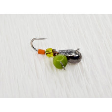 Мормишка вольфр. Start Fishing Крапля з вушком гач.№ 16 Black CAT eye 3 мм 0,4 г 016-030-1