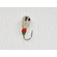Мормишка вольфр. Start Fishing Крапля з лискою гач.№ 14 Silver 5 мм 1,9 г 028-050-2