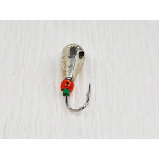 Мормишка вольфр. Start Fishing Крапля з лискою гач.№ 14 Silver 5 мм 1,9 г 028-050-2