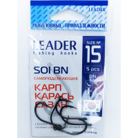 Гачок Leader Soi BN №15 (5 hooks)