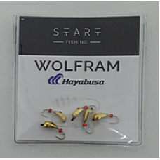 Мормишка вольфр. Start Fishing Уралка з кембриком гач.№18 Gold 3 мм 0,4 г 023-030-1