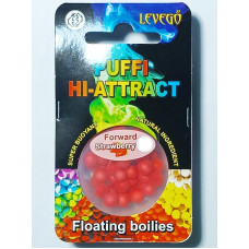 Плаваюча насадка LEVEGO "FORWARD" Puffi Hi-Attract Полуниця 5-7мм