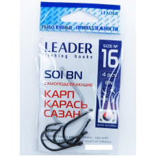 Гачок Leader Soi BN №16 (4 hooks)