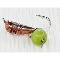 Мормишка вольфр. Start Fishing Банан із насічками гач.№16 Cu CAT eye 3 мм 0,4 г 024-030-1