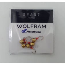 Мормишка вольфр. Start Fishing Гр. Кулька з отвором гач.№ 14 Gold 5 мм 1 г 005-050-1