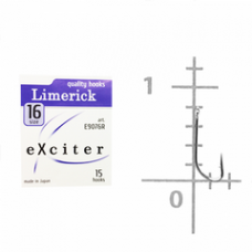 Гачок eXciter model  Limerick hooks   № 16  (14 hooks)