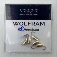 Мормишка вольфр. Start Fishing Ризький банан гач.№16 Silver 2,5 мм 0,5 г 025-025-1