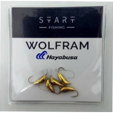 Мормишка вольфр. Start Fishing Ризький банан гач.№16 Gold 2,5 мм 0,5 г 025-025-1