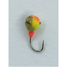 Мормишка вольфр. Start Fishing Куля з отвором гач.№16 фарбування колір-2 4 мм 0,5 г 002-040-2
