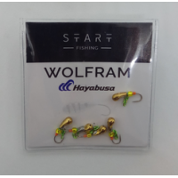 Мормишка вольфр. Start Fishing Клюшка гач.№ 16 Gold з ланцюжком 3 мм 0,3 г 006-030-1