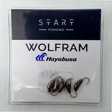 Мормишка вольфр. Start Fishing Ризький банан гач.№16 Black 2,5 мм 0,5 г 025-025-1