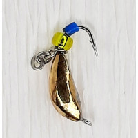 Мормишка вольфр. Start Fishing Ризький банан гач.№16 Gold ланцюжок 2,5 мм 0,5 г 025-025-1